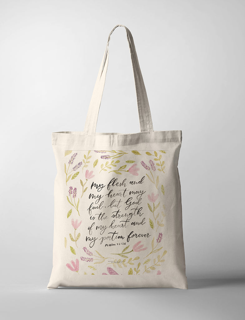 You Are My Strength {Tote Bag} - tote bag by P.Paints, The Commandment Co , Singapore Christian gifts shop