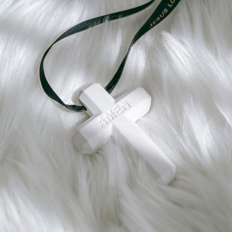 Amen Cross Diffuser {Car Ornament} - Cross by The Commandment Co, The Commandment Co
