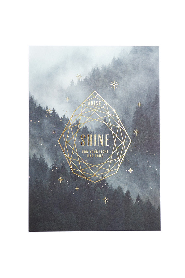 Arise, Shine {Card} - Cards by The Commandment, The Commandment Co