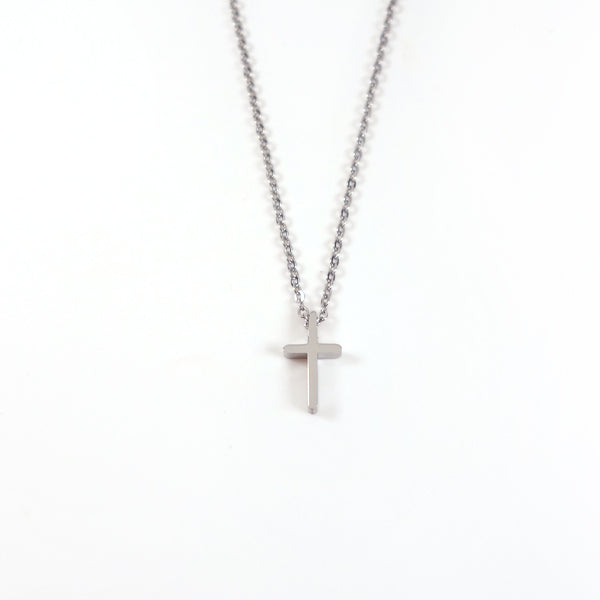 At The Cross V4s gold-plated titanium steel Christian necklace.