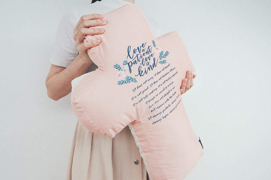 Love Is Patient Love Is Kind {Plush Toy} - plush toys by The Commandment Co, The Commandment Co , Singapore Christian gifts shop