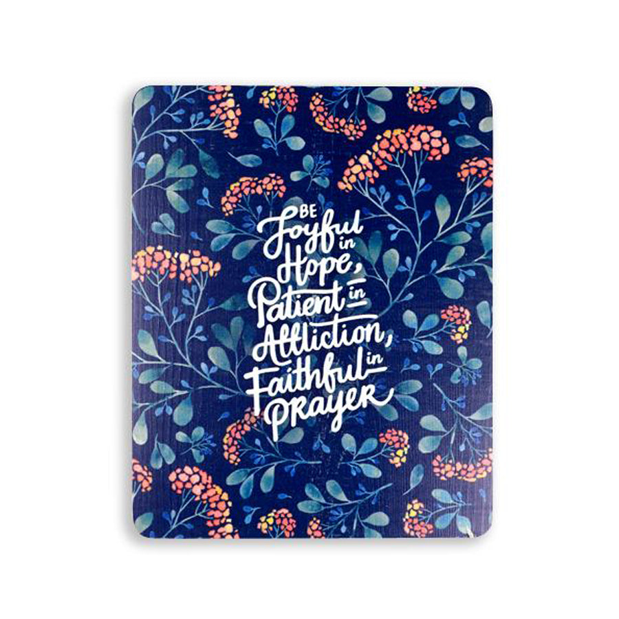 Joyful Patient Faithful {Wood Board} - Wood Board by Timber+Shepherd, The Commandment Co , Singapore Christian gifts shop