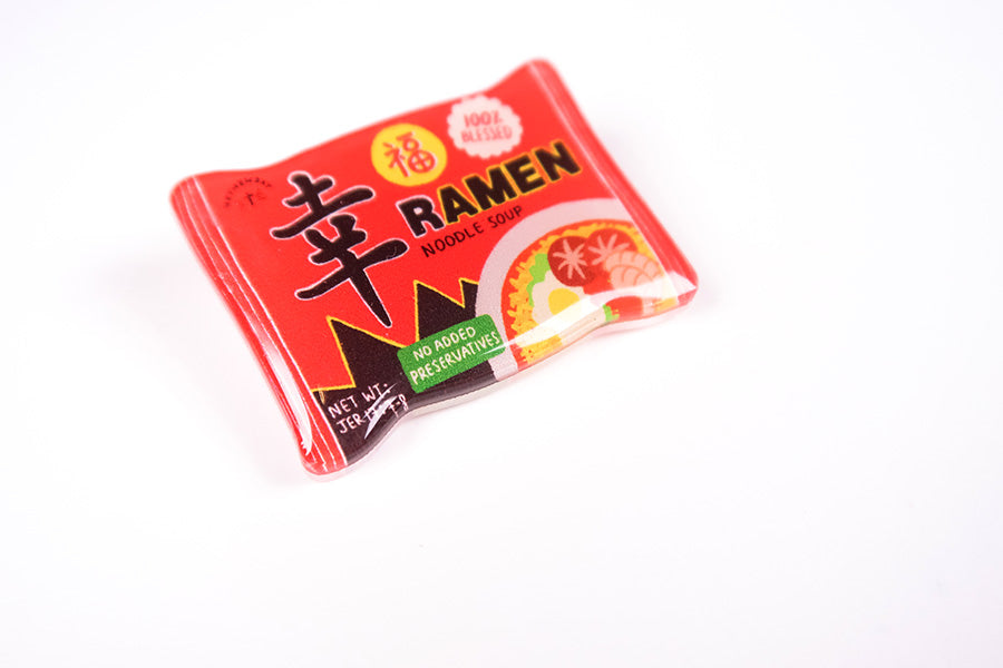 Xin Blessed Ramen {LOVE SUPERMARKET Pins} - Accessories by Hey New Day, The Commandment Co , Singapore Christian gifts shop
