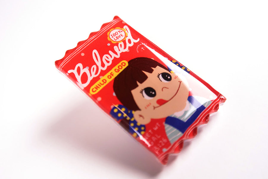 Beloved Milky Candy {LOVE SUPERMARKET Pins} - Accessories by Hey New Day, The Commandment Co