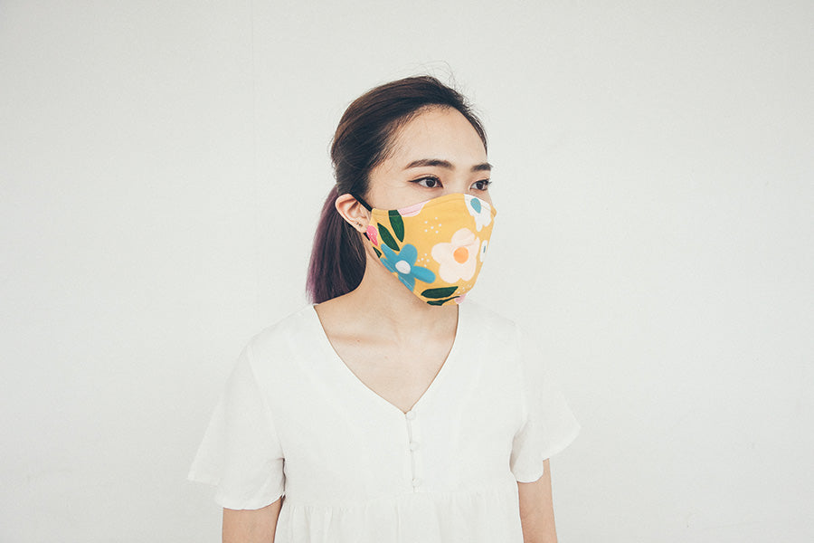 Summer Bloom - He Will Order His Angels {Face Mask} - Face Mask by The Commandment Co, The Commandment Co , Singapore Christian gifts shop