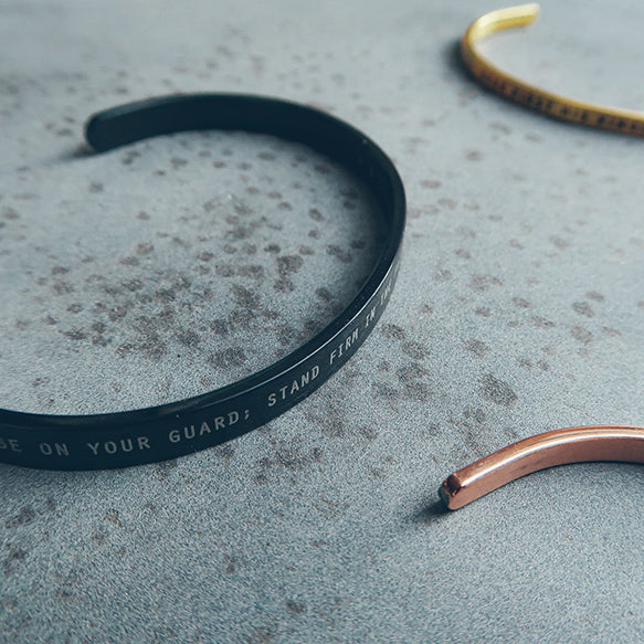 Personalised {Verse Band} - verse band by J&Co Foundry, The Commandment Co , Singapore Christian gifts shop