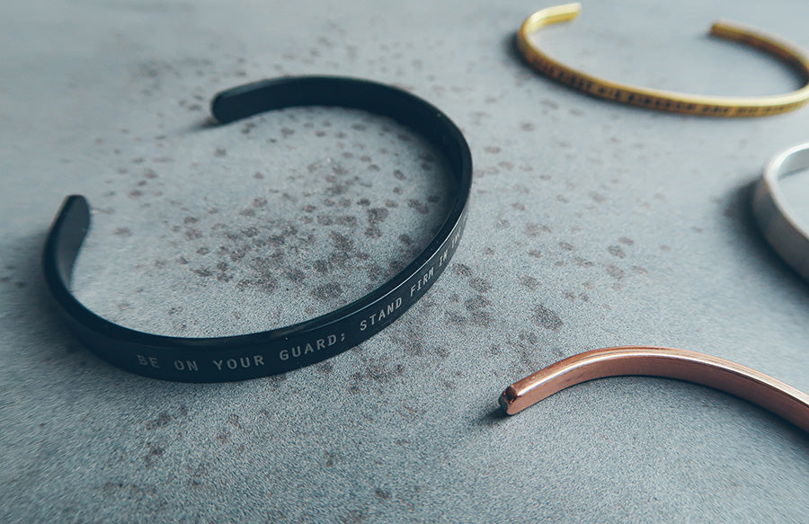 Personalised {Verse Band} - verse band by J&Co Foundry, The Commandment Co , Singapore Christian gifts shop