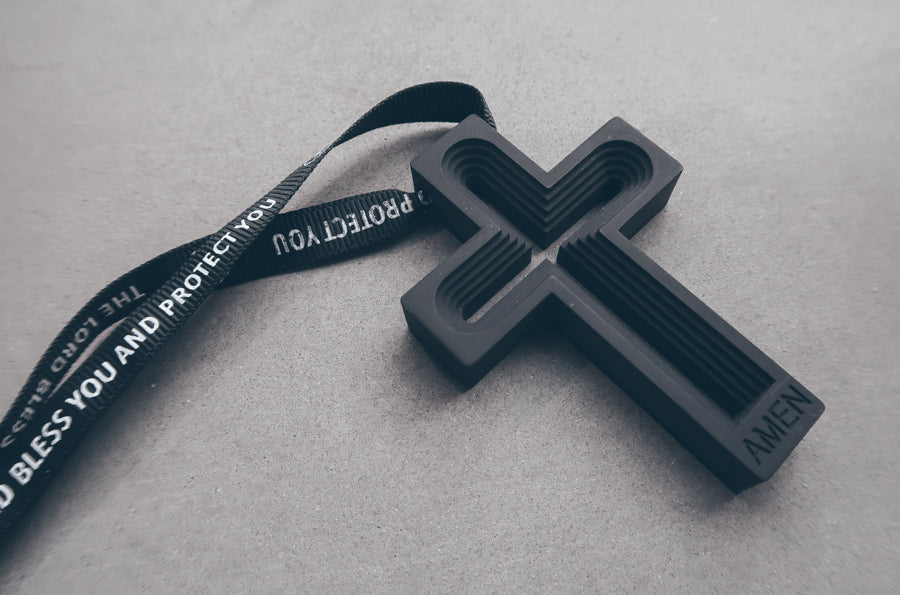 Amen Cross Diffuser v2 {Car Ornament} - Cross by The Commandment Co, The Commandment Co , Singapore Christian gifts shop