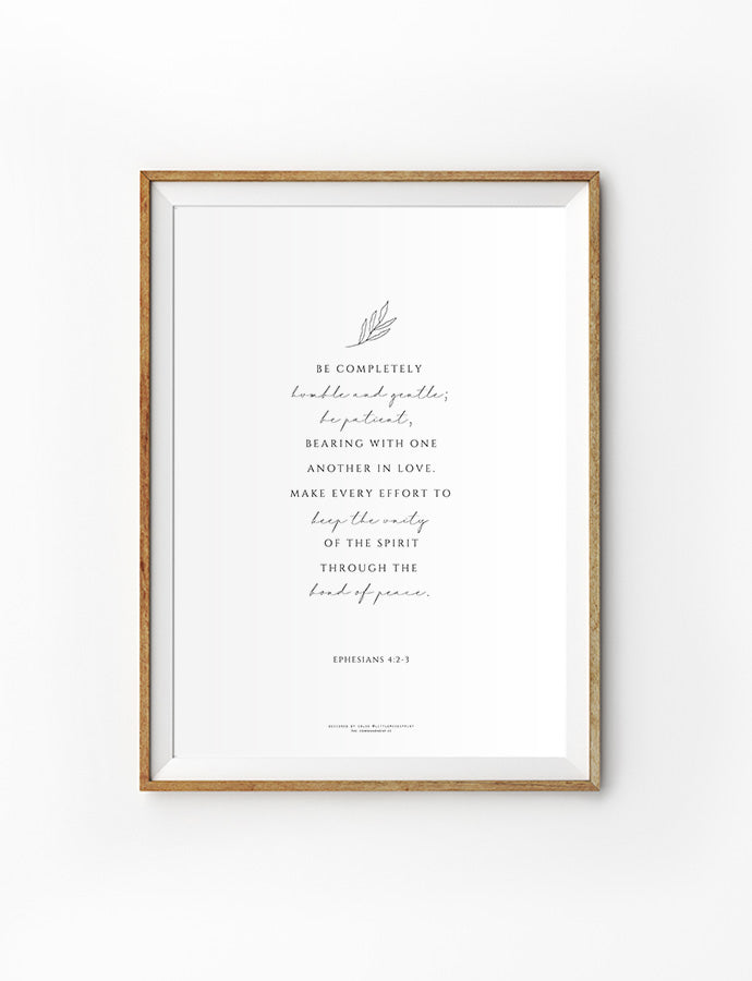 Bond of Peace {Poster} - Posters by Little Moses Print, The Commandment Co