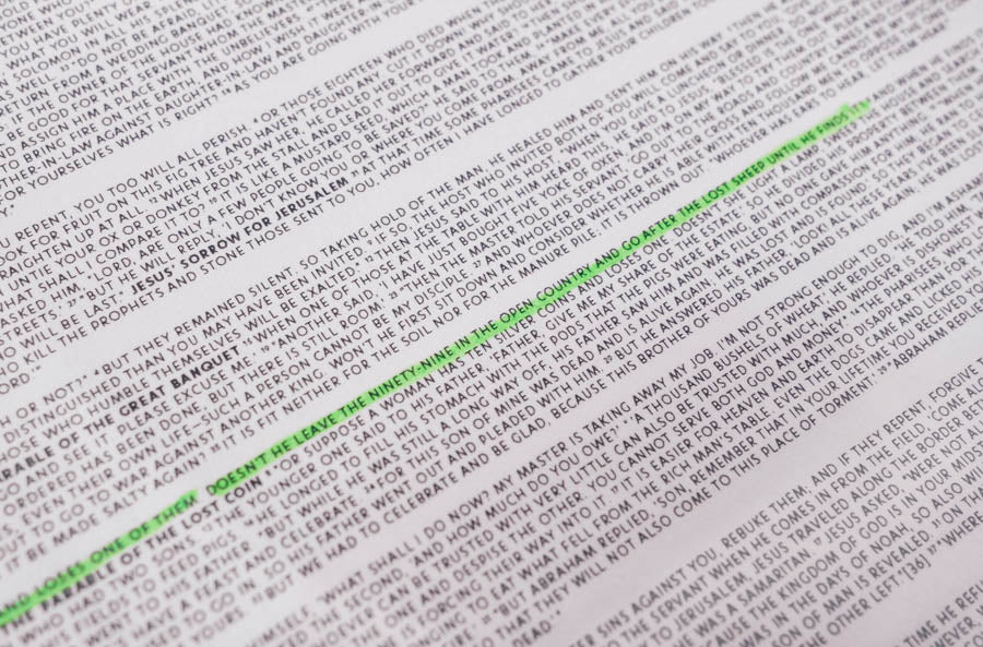 Gospel of Luke {Poster} - Posters by The Commandment Co, The Commandment Co