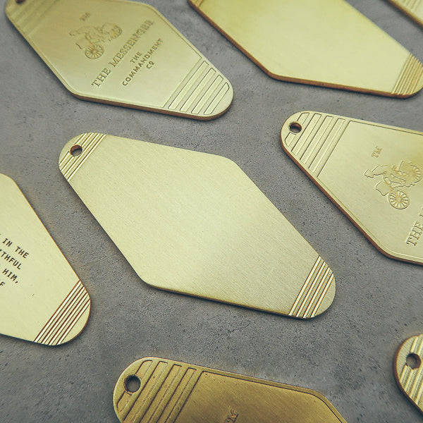 Hotel Brass Keychain - Keychain by The Messenger by TCCO, The Commandment Co , Singapore Christian gifts shop