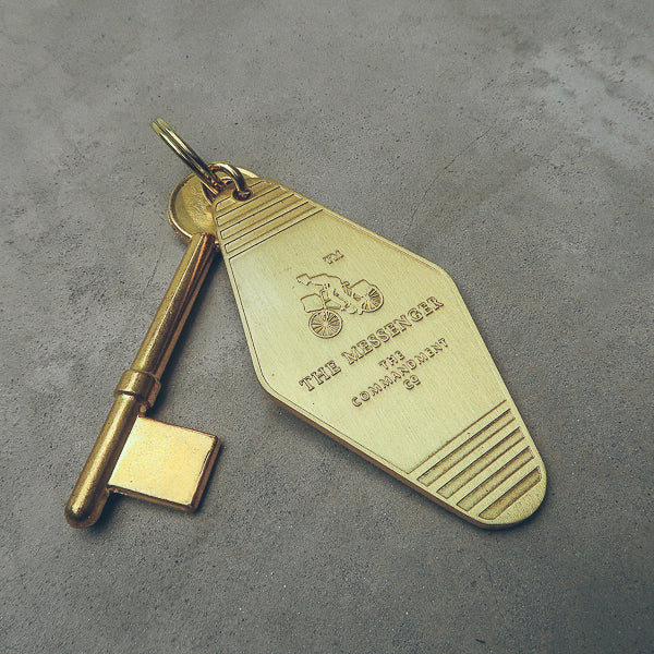 Hotel Brass Keychain - Keychain by The Messenger by TCCO, The Commandment Co , Singapore Christian gifts shop