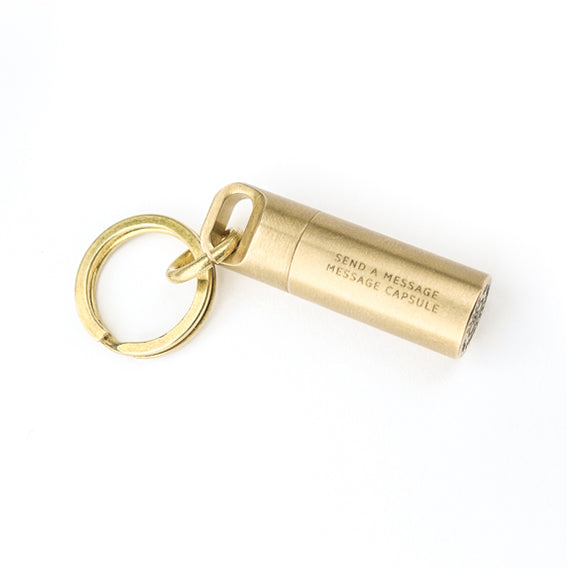 Mini Capsule Brass Keychain - Keychain by The Commandment, The Commandment Co , Singapore Christian gifts shop