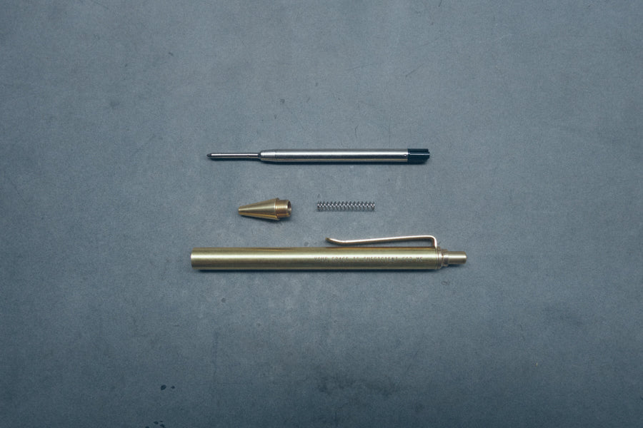 Ballpoint Pen - Classic {Personalised Brass Pen} - Brass Pen by The Commandment, The Commandment Co , Singapore Christian gifts shop