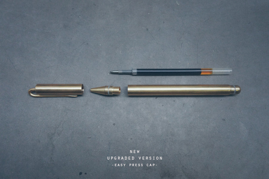 Different parts of pure brass pen
