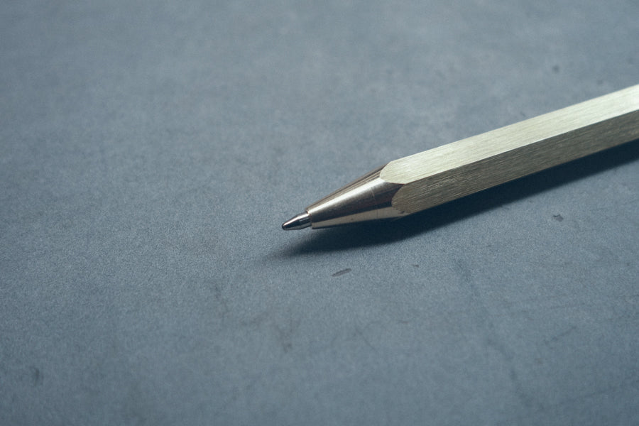 Ballpoint Pen - Hex Classic {Personalised Brass Pen} - Brass Pen by The Commandment, The Commandment Co , Singapore Christian gifts shop