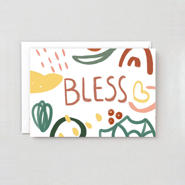 Bless greeting card