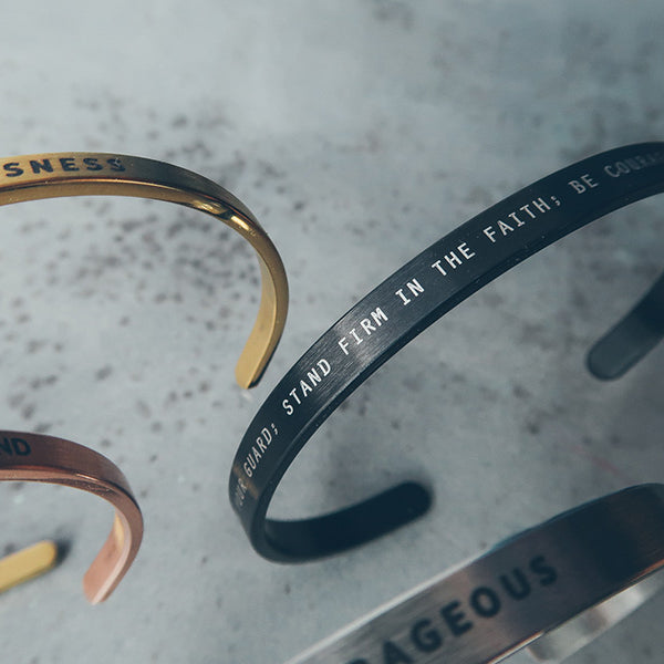Personalised {Verse Band} - verse band by J&Co Foundry, The Commandment Co , Singapore Christian gifts shop