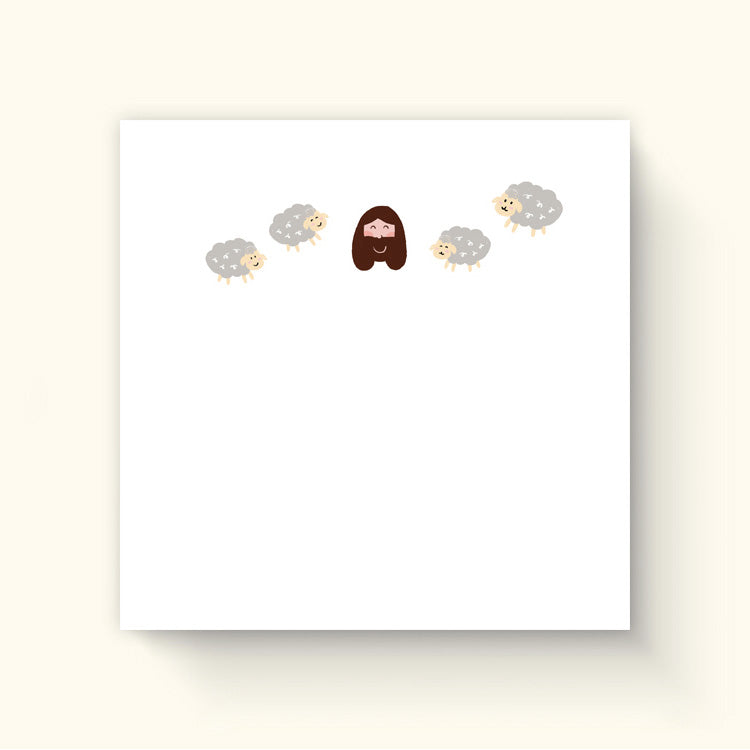 cute christian sticky notes that illustrate "The Lord is My Shepherd"