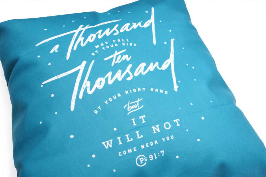 A Thousand Ten Thousand {Cushion Cover} - Cushion Covers by The Commandment Co, The Commandment Co , Singapore Christian gifts shop