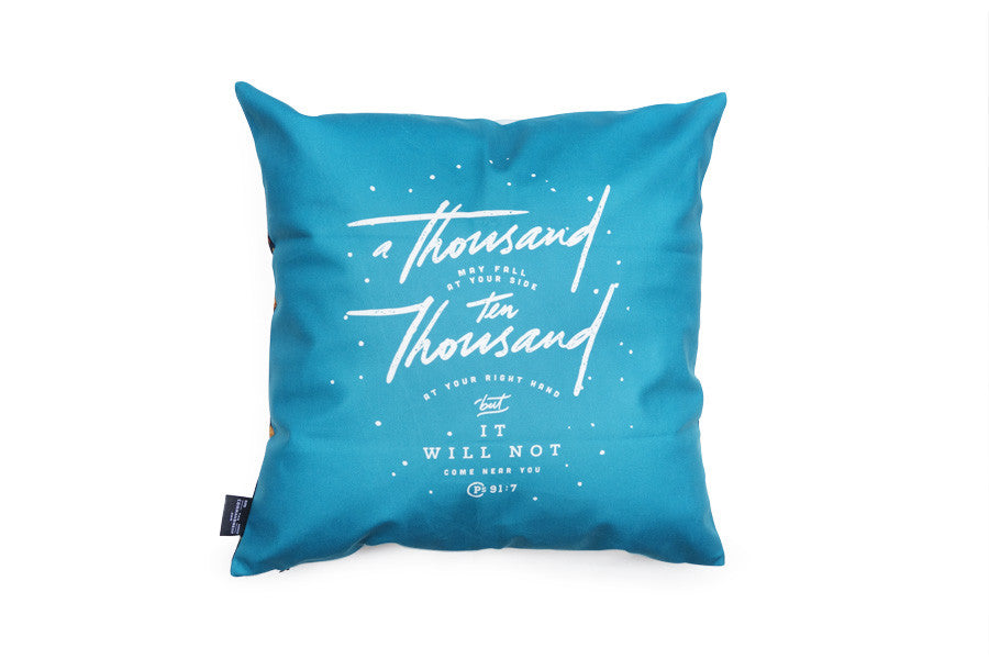 A Thousand Ten Thousand {Cushion Cover} - Cushion Covers by The Commandment Co, The Commandment Co , Singapore Christian gifts shop