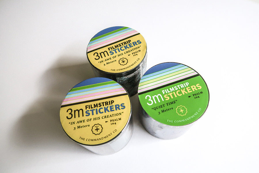 Filmstrip Stickers {Sticker} - Stickers by The Commandment Co, The Commandment Co , Singapore Christian gifts shop