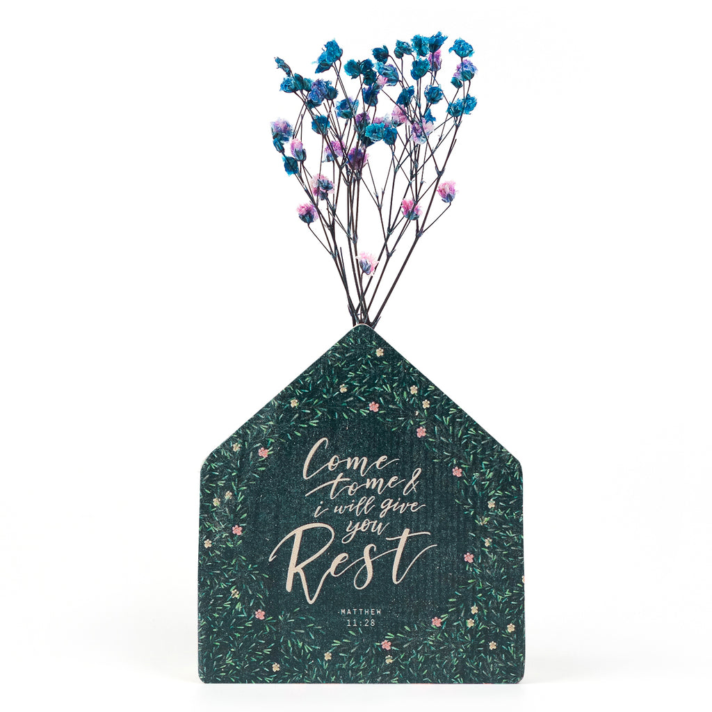 Rest {Little House Vase} - by The Commandment Co, The Commandment Co , Singapore Christian gifts shop