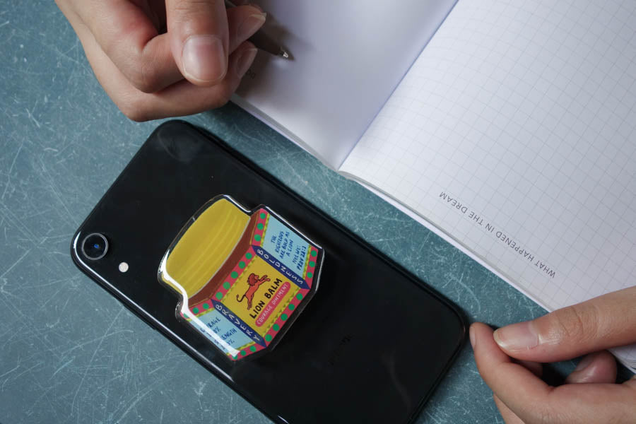Bold Lion Balm {LOVE SUPERMARKET Phone Grip} - Phone Grip by The Commandment Co, The Commandment Co , Singapore Christian gifts shop