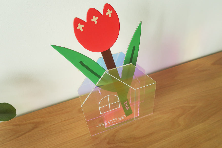 And My God Will Meet All Your Needs {Iridescent Acrylic Vase} - by The Commandment Co, The Commandment Co , Singapore Christian gifts shop