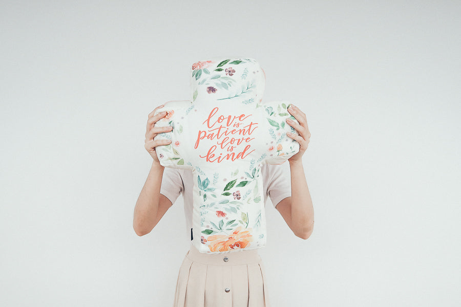 Love Is Patient Love Is Kind {Plush Toy} - plush toys by The Commandment Co, The Commandment Co , Singapore Christian gifts shop