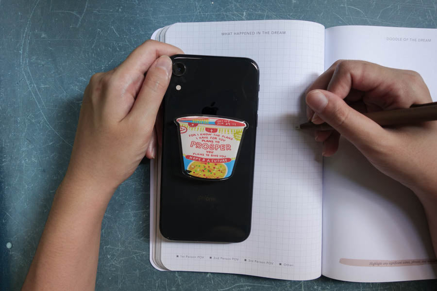 Cup Noodles Prosper {LOVE SUPERMARKET Phone Grip} - Phone Grip by The Commandment Co, The Commandment Co