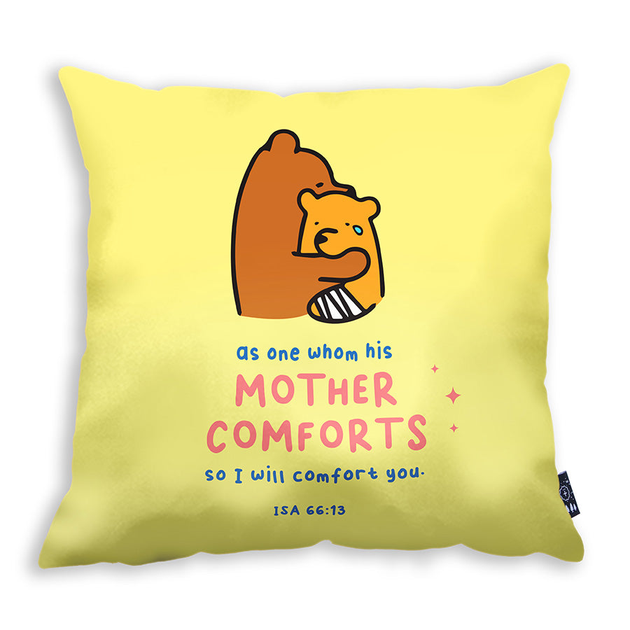 Strength & Honour - A Mother comforts {Cushion Cover} - Cushion Covers by The Commandment Co, The Commandment Co , Singapore Christian gifts shop