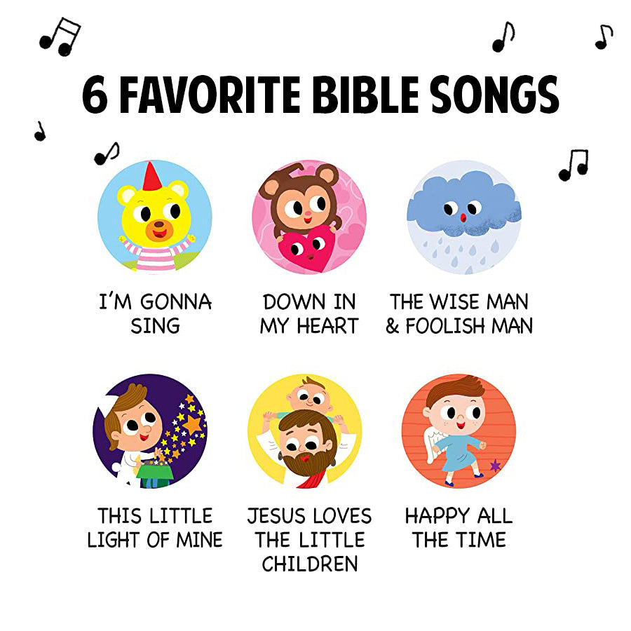Dance with Jesus sound book featuring six Bible songs including This Little Light of Mine