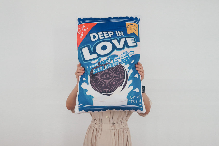 Deep In Love Biscuit {Plush Toy} - plush toys by The Commandment Co, The Commandment Co , Singapore Christian gifts shop