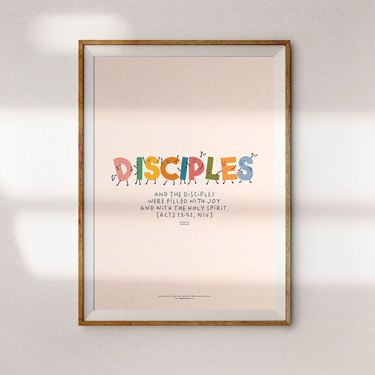 Disciples {Poster} - Posters by Moojigae Drawing, The Commandment Co