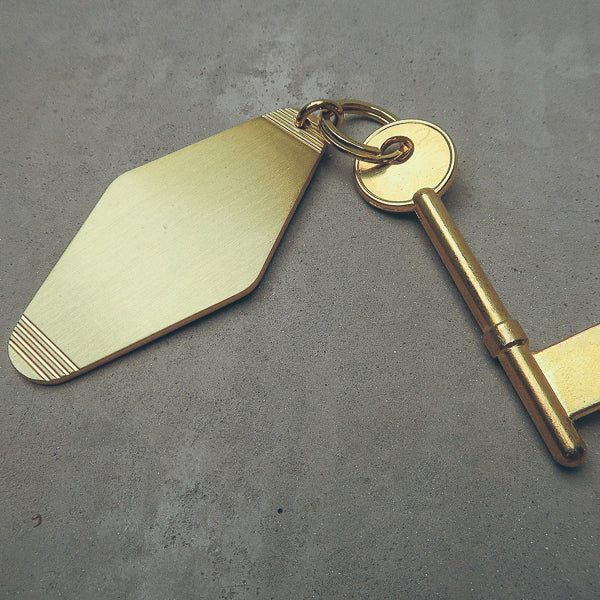 Hotel Brass Keychain - Keychain by The Messenger by TCCO, The Commandment Co , Singapore Christian gifts shop