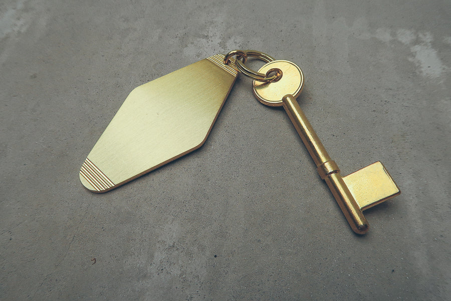 Hotel Brass Keychain - Keychain by The Messenger by TCCO, The Commandment Co , Singapore Christian gifts shop