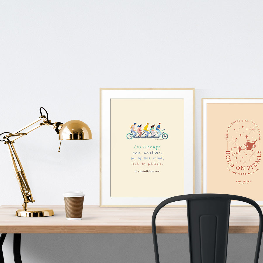 Encourage One Another {Poster} - Posters by YMI, The Commandment Co