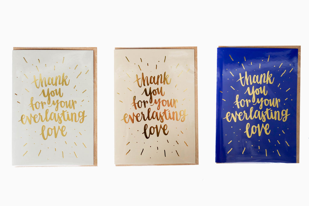 Thank you for your everlasting love {Greeting Card} - Cards by The Commandment, The Commandment Co , Singapore Christian gifts shop