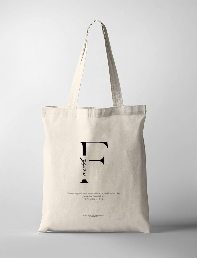 Faith {Tote Bag} - tote bag by Dandelion Art Print, The Commandment Co , Singapore Christian gifts shop