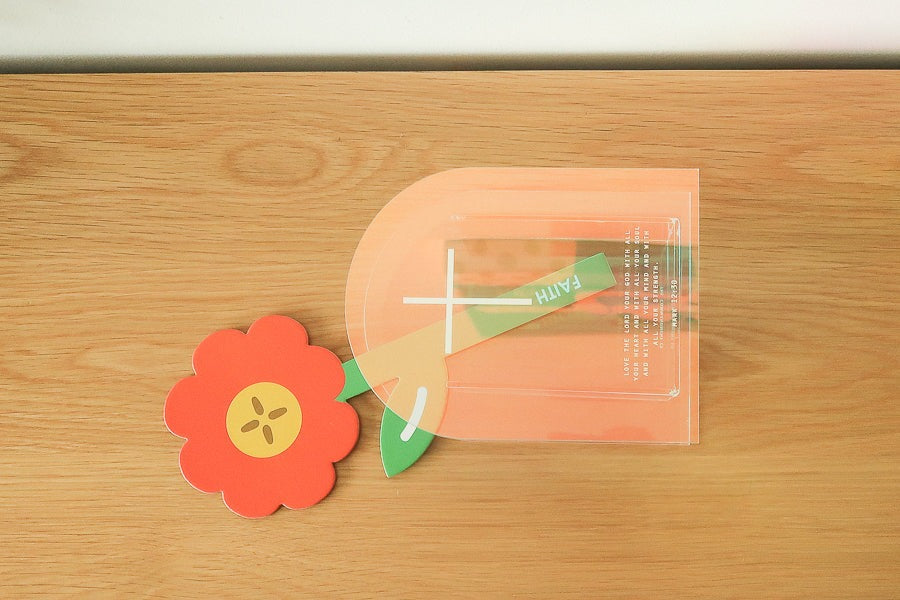 Love The Lord {Iridescent Acrylic Vase} - by The Commandment Co, The Commandment Co , Singapore Christian gifts shop