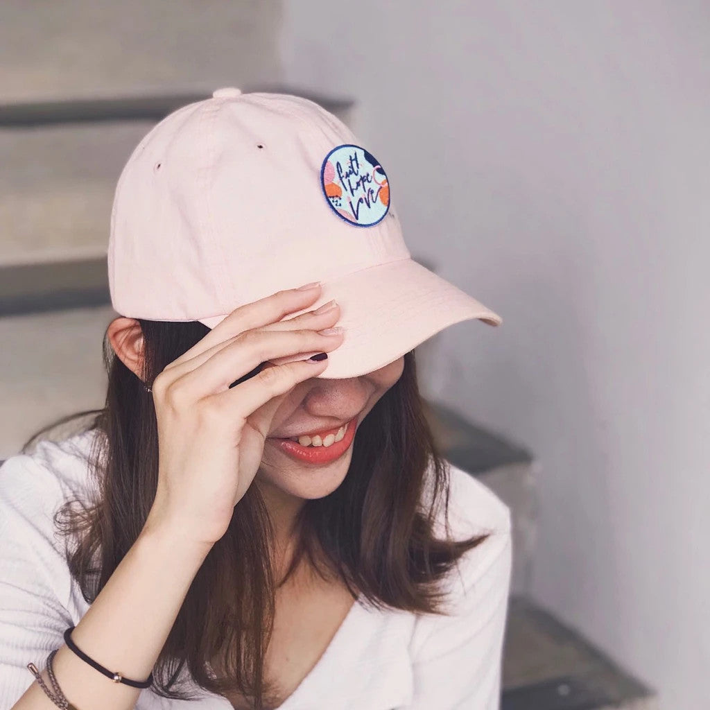 FAITH HOPE LOVE {Embroidery Pin} - Accessories by The Brave Assembly, The Commandment Co , Singapore Christian gifts shop