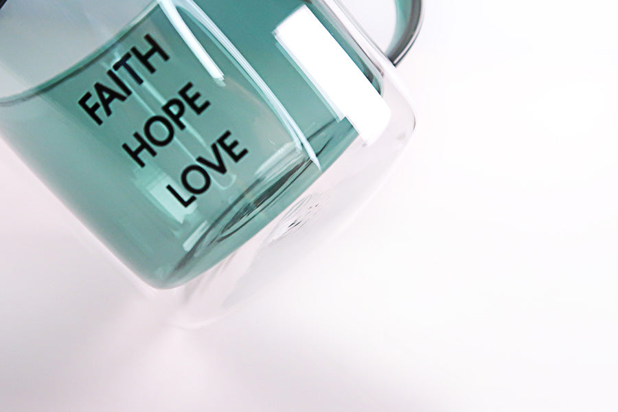 Vintage Cups | Glass Mug - Mugs by The Commandment Co, The Commandment Co , Singapore Christian gifts shop