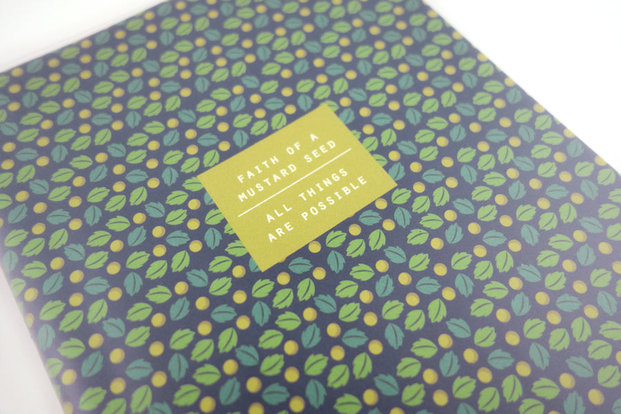 Faith Of A Mustard Seed {A5 Notebook} - Notebooks by The Commandment, The Commandment Co , Singapore Christian gifts shop