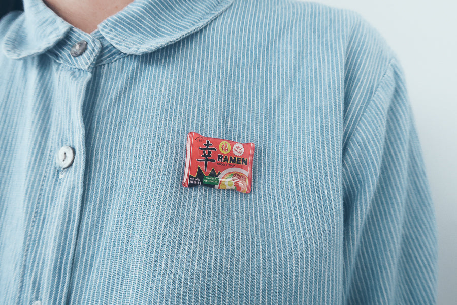 Xin Blessed Ramen {LOVE SUPERMARKET Pins} - Accessories by Hey New Day, The Commandment Co , Singapore Christian gifts shop