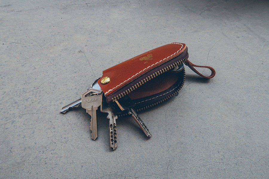 Leather Key Pouch - Keychain by The Messenger by TCCO, The Commandment Co , Singapore Christian gifts shop