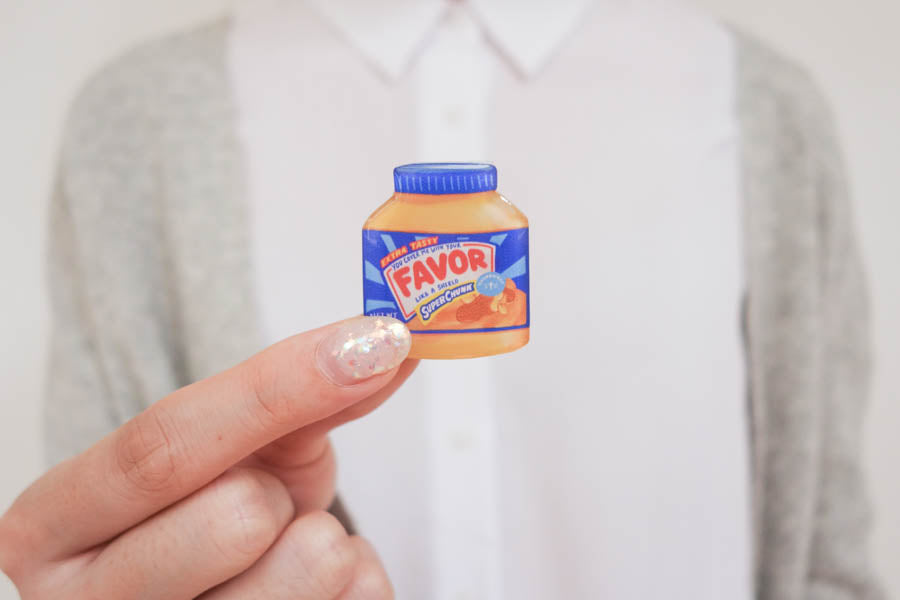 Favor Peanut Butter {LOVE SUPERMARKET Pins} - Accessories by Hey New Day, The Commandment Co , Singapore Christian gifts shop