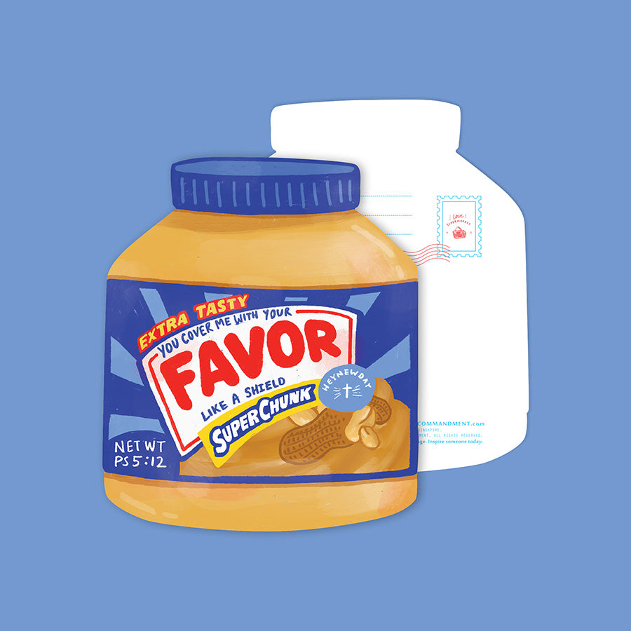 Favor Peanut Butter {LOVE SUPERMARKET Card} - Cards by The Commandment Co, The Commandment Co , Singapore Christian gifts shop