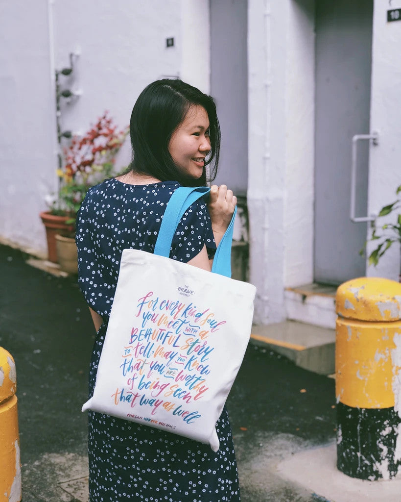 BEAUTIFUL {Tote Bag} - tote bag by The Brave Assembly, The Commandment Co , Singapore Christian gifts shop