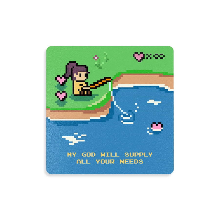 Supply All Your Needs | Fishing{Coasters} - coasters by The Commandment Co, The Commandment Co , Singapore Christian gifts shop